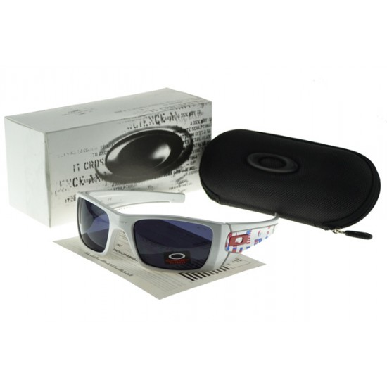 Oakley Antix Sunglasse white Frame blue Lens-Outlet Seller