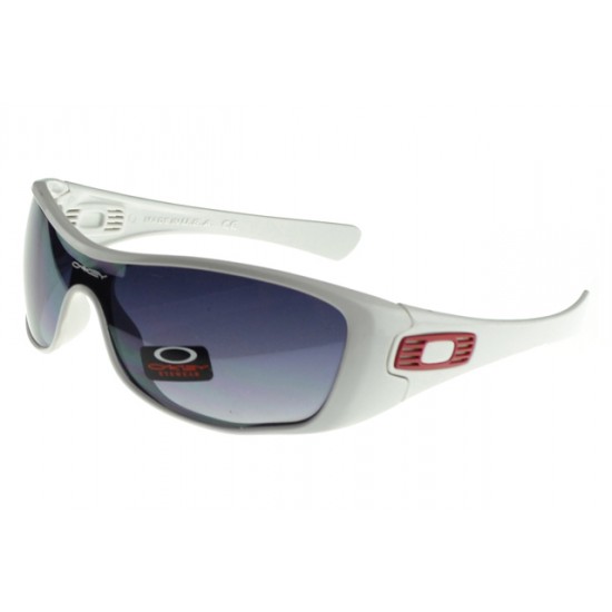 Oakley Antix Sunglass White Frame Purple Lens-Online Retailer