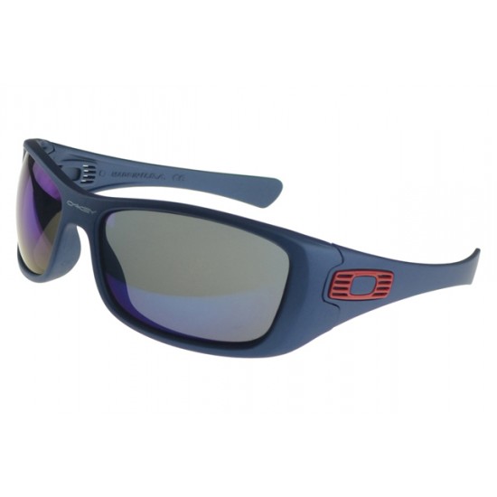 Oakley Antix Sunglass Blue Frame Gray Lens-Crazy On Sale