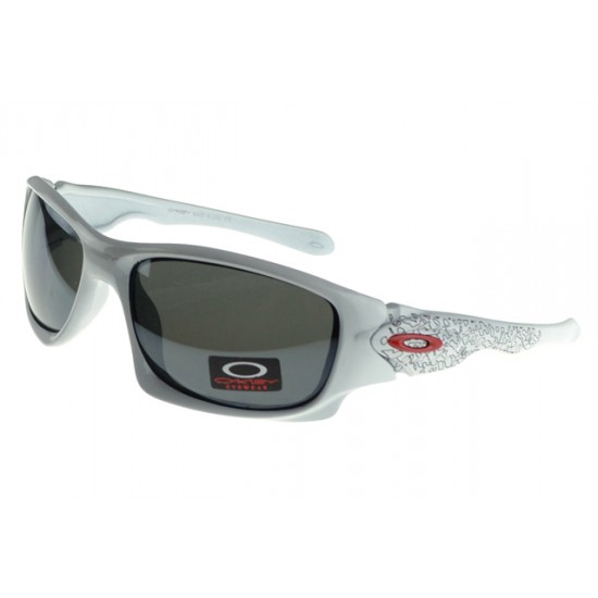 Oakley Asian Fit Sunglass White Frame Gray Lens-By Fashion