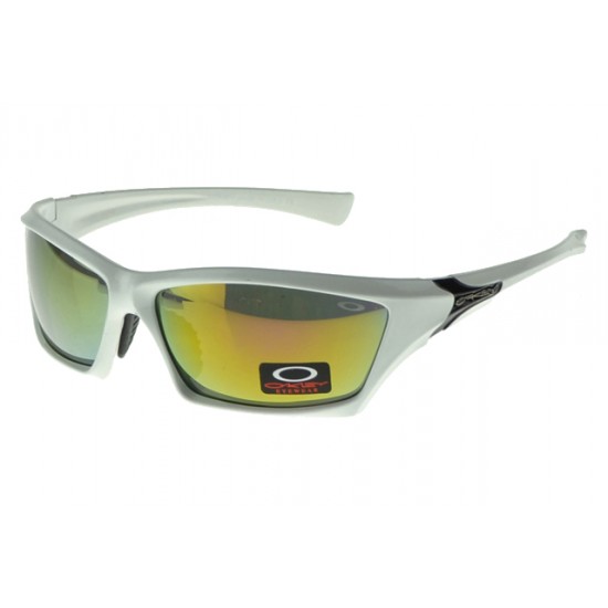Oakley Asian Fit Sunglass White Frame Yellow Lens-By Cheap