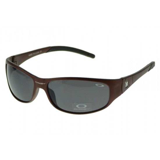 Oakley Asian Fit Sunglass Brown Frame Gray Lens-Official Authorized Store