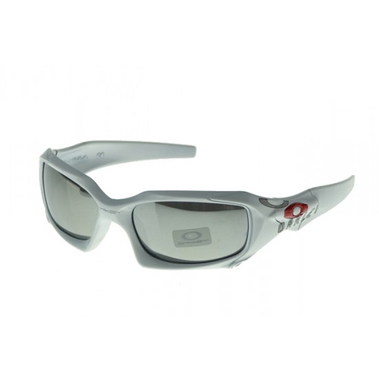 Oakley Asian Fit Sunglass White Frame Gray Lens-United Kingdom