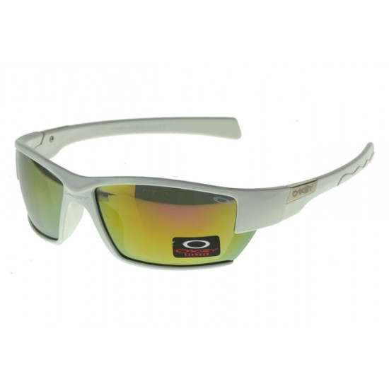 Oakley Asian Fit Sunglass White Frame Yellow Lens-US Save Off
