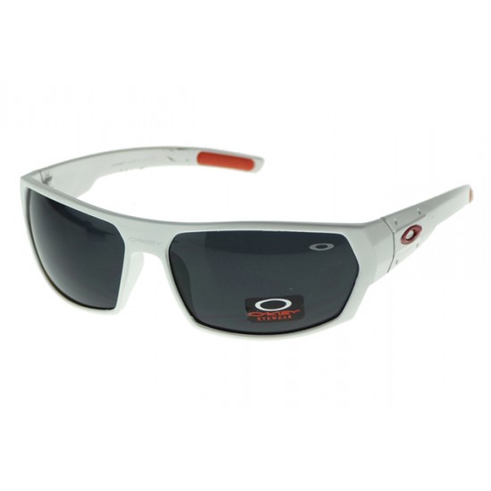 Oakley Asian Fit Sunglass White Frame Black Lens-Best Pirce