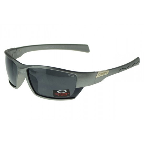 Oakley Asian Fit Sunglass Gray Frame Black Lens-Outfit