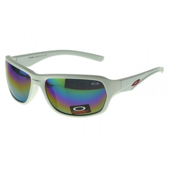Oakley Asian Fit Sunglass White Frame Colored Lens-Cheap Sale