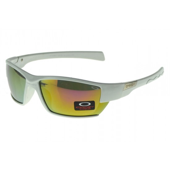 Oakley Asian Fit Sunglass White Frame Yellow Lens-Delicate Colors