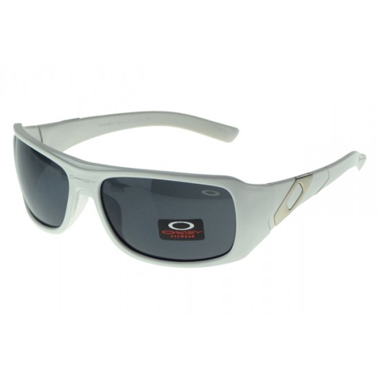 Oakley Asian Fit Sunglass White Frame Gray Lens-Discounted