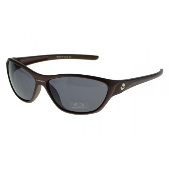 Oakley Asian Fit Sunglass Brown Frame Gray Lens-Shop