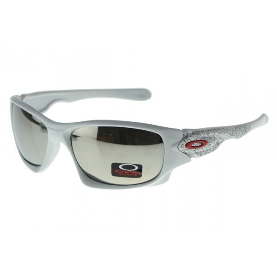 Oakley Asian Fit Sunglass White Frame Silver Lens-Authorized Site