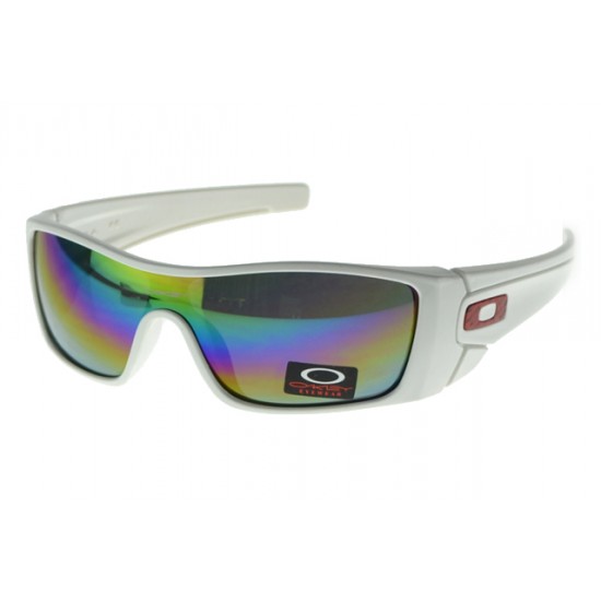 Oakley Batwolf Sunglass White Frame Colored Lens-Cool Style