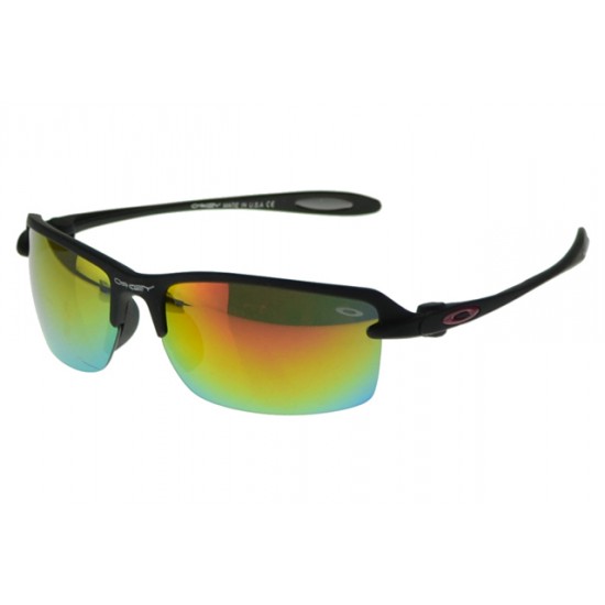 Oakley Commit Sunglass Black Frame Yellow Lens-Cologne