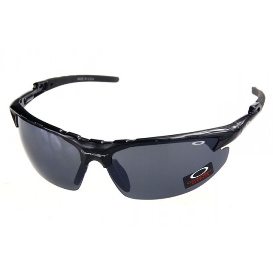 Oakley Commit Sunglass Black Frame Dimgray Lens