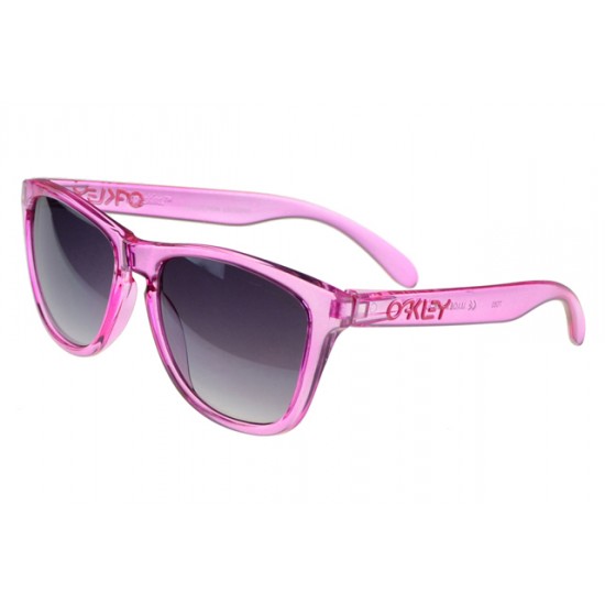 Oakley Frogskin Sunglass Pink Frame Purple Lens-Europe