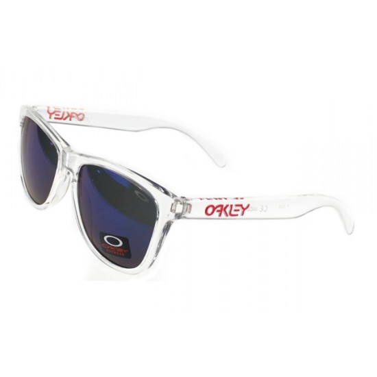 Oakley Frogskin Sunglass White Frame Black Lens-Entire Collection