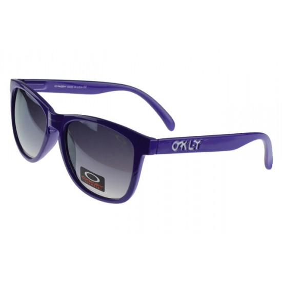 Oakley Frogskin Sunglass Purple Frame Black Lens-FR Factory