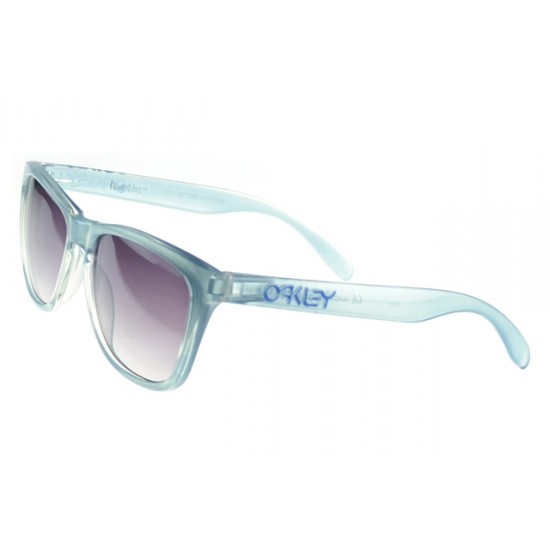 Oakley Frogskin Sunglass Blue Frame Purple Lens-Street Fabric