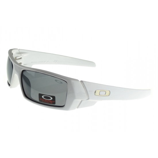 Oakley Gascan Sunglass White Frame Black Lens-Sale Online