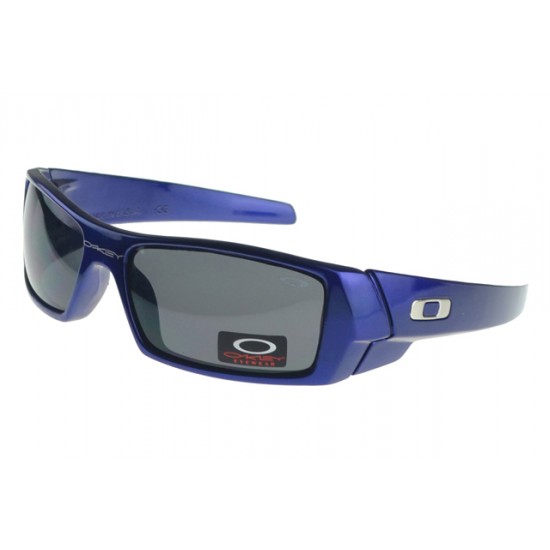 Oakley Gascan Sunglass Blue Frame Gray Lens-Official USA