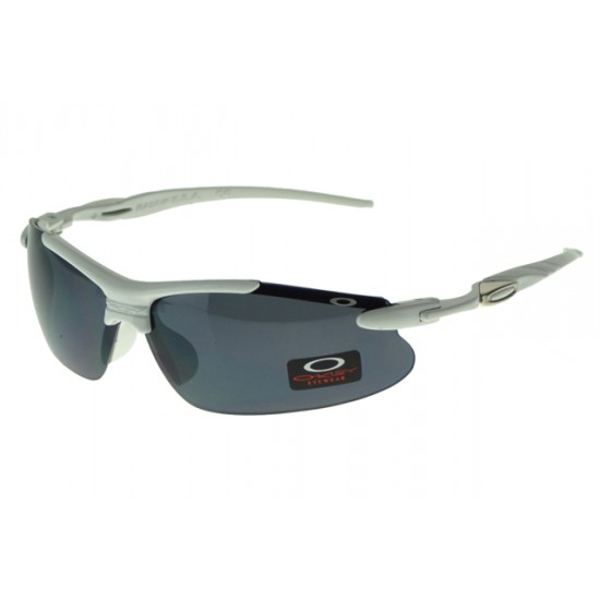 Oakley Half Jacket Sunglass Silver Frame Gray Lens-Online Sale