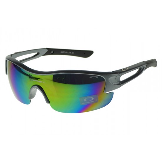 Oakley Jawbone Sunglass Black Frame Irised Lens-Official Authorized Store