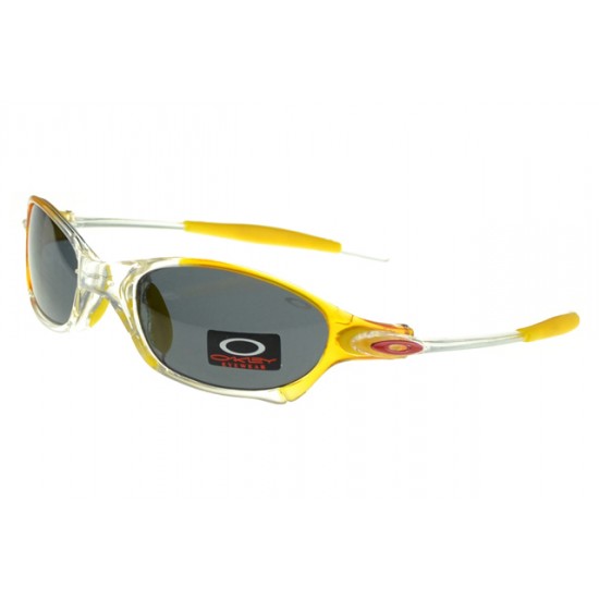 Oakley Juliet Sunglass Yellow Frame Black Lens-Hottest New Styles
