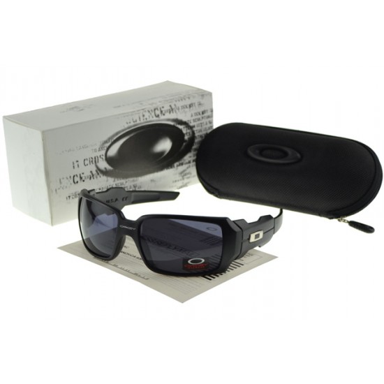 Oakley Oil Rig Sunglasse black Frame blue Lens-FR Online