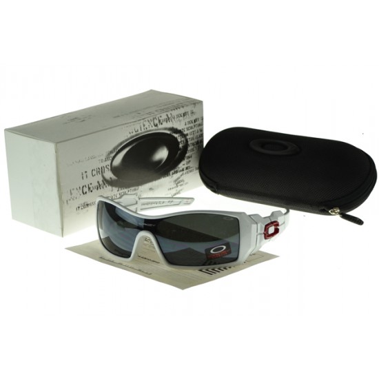 Oakley Oil Rig Sunglasse white Frame black Lens-Fashion