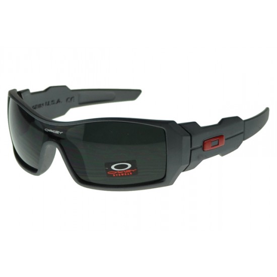 Oakley Oil Rig Sunglass Black Frame Black Lens-Popular Stores