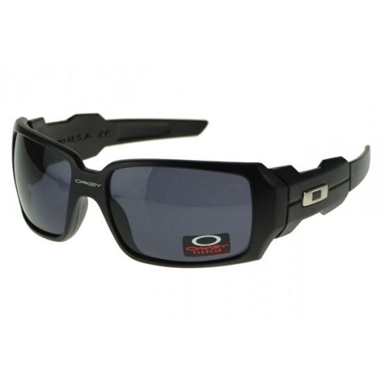 Oakley Oil Rig Sunglass Black Frame Gray Lens-Good Product