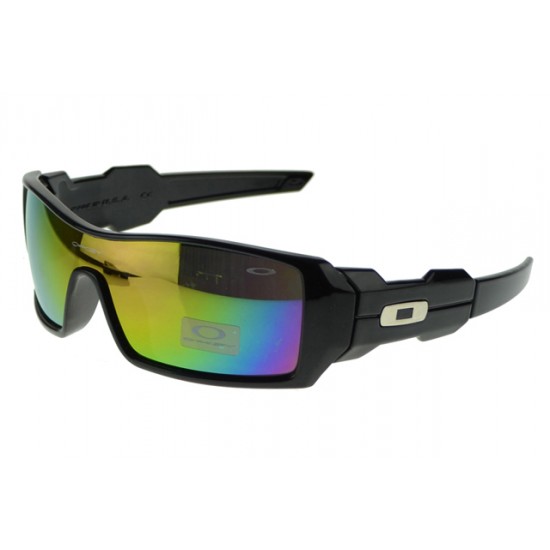 Oakley Oil Rig Sunglass Black Frame Colored Lens-UK Sale