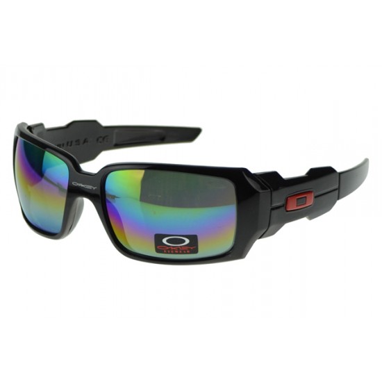 Oakley Oil Rig Sunglass Black Frame Colored Lens-Buy Discount