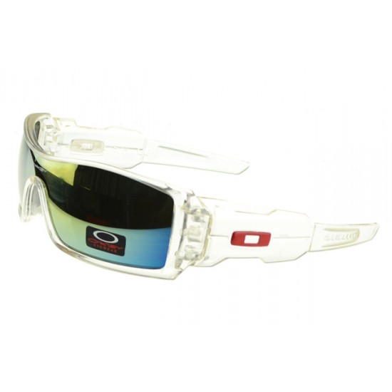 Oakley Oil Rig Sunglass White Frame Colored Lens-Online Shops