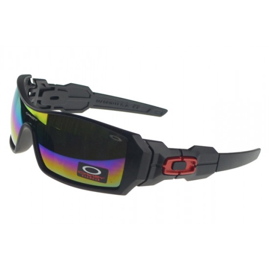 Oakley Oil Rig Sunglass Black Frame Colored Lens-Store Online