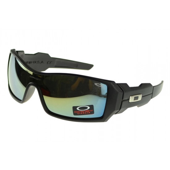 Oakley Oil Rig Sunglass Black Frame Colored Lens-Recognized Brands