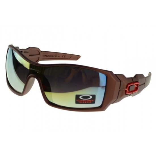 Oakley Oil Rig Sunglass Brown Frame Colored Lens-Online Shop