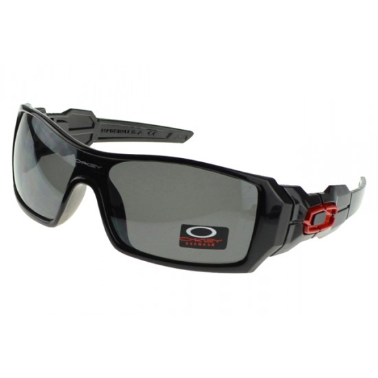 Oakley Oil Rig Sunglass Black Frame Gray Lens-US Latests