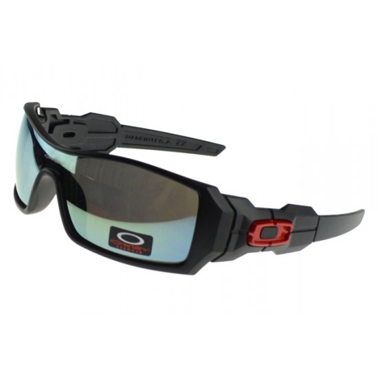 Oakley Oil Rig Sunglass Black Frame Colored Lens-Discount Off