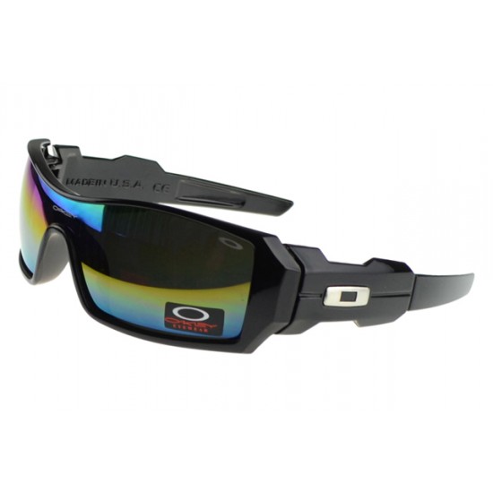 Oakley Oil Rig Sunglass Black Frame Colored Lens-US UK