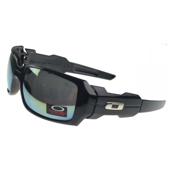 Oakley Oil Rig Sunglass Black Frame Colored Lens-Special Offers