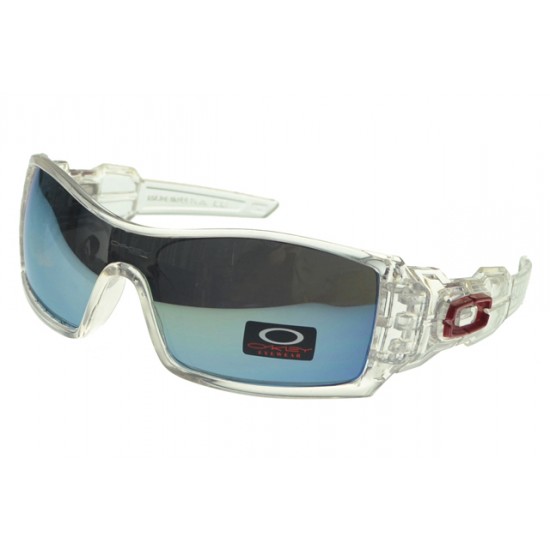 Oakley Oil Rig Sunglass White Frame Colored Lens-Outlet