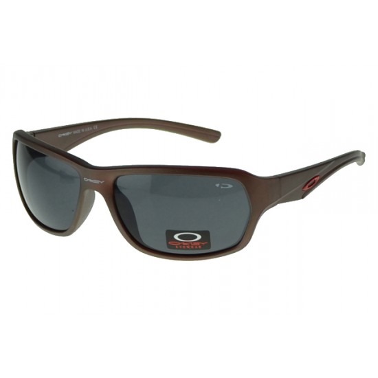 Oakley Polarized Sunglass Brown Frame Gray Lens-Special Offers