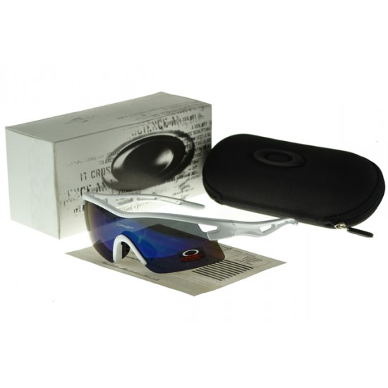 Oakley Sports Sunglass black Frame blue Lens-Discount