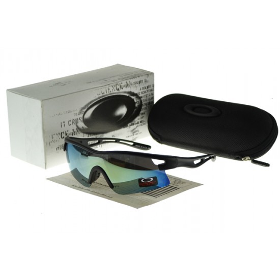Oakley Sports Sunglass black Frame blue Lens-For Cheap