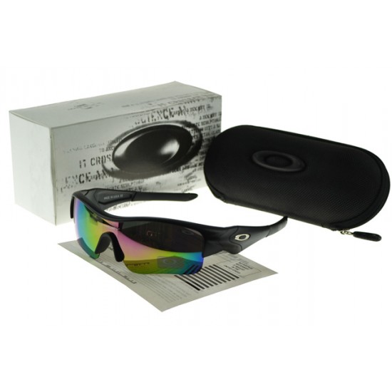 Oakley Sports Sunglass black Frame multicolor Lens-Fashion
