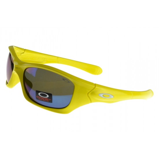 Oakley Asian Fit Sunglass yellow Frame black Lens-High-End