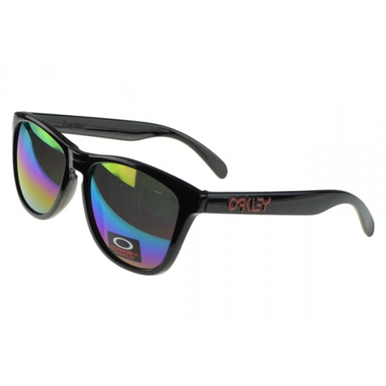 Oakley Frogskin Sunglass black Frame multicolor Lens-In Stock