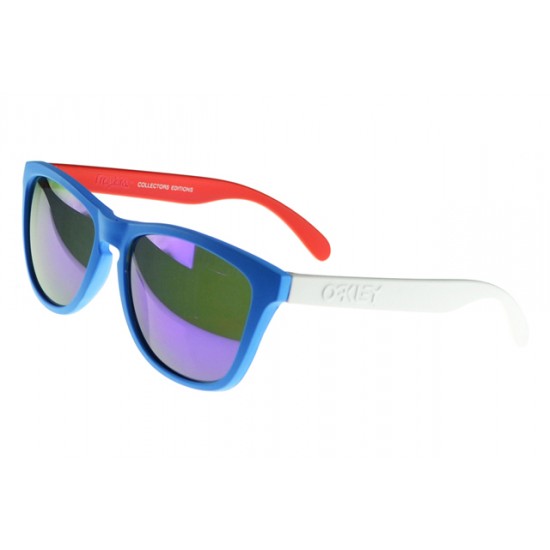 Oakley Frogskin Sunglass red blue Frame purple Lens