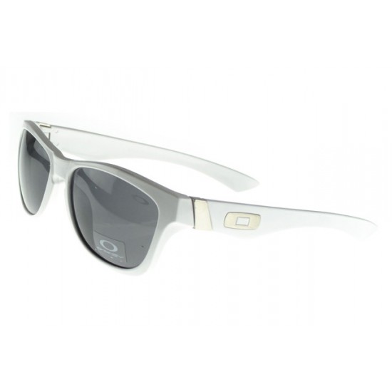 Oakley Frogskin Sunglass white Frame grey Lens-On Sale